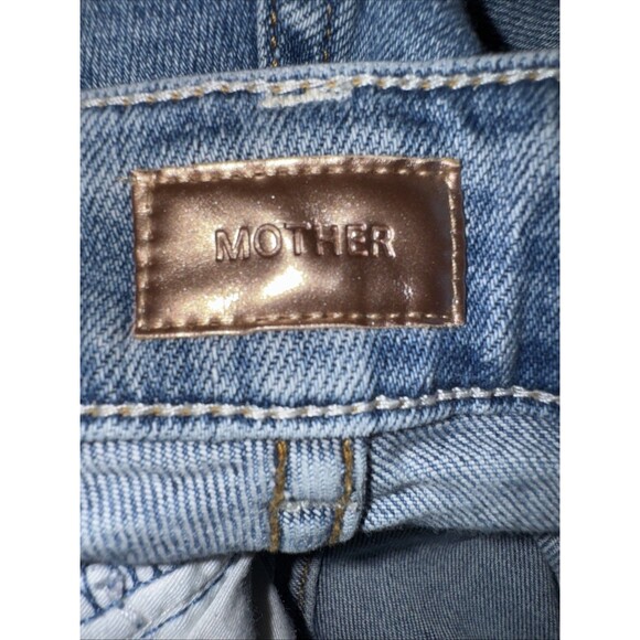 Mother The Looker Ankle Step Fray Size 25 Blue Jeans Exposed Secret Sister - Picture 6 of 15